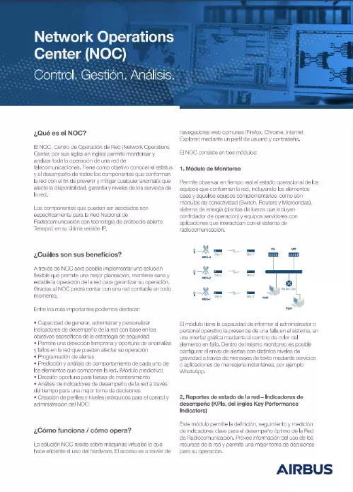 Network Operation Center (NOC) - Brochure